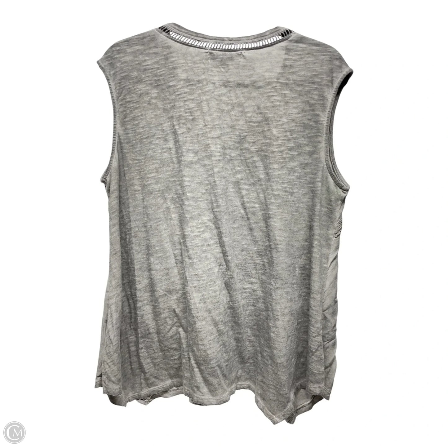 Top Sleeveless By Knox Rose In Grey, Size: Xl