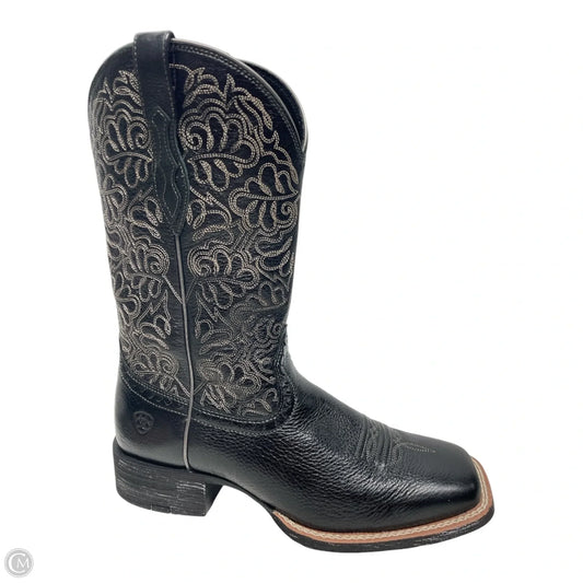 Boots Western By Ariat In Black, Size: 8