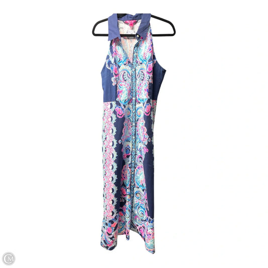 Dress Designer By Lilly Pulitzer In Blue & Pink, Size: L