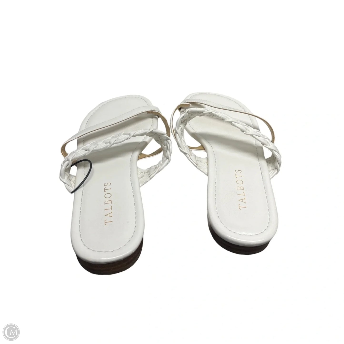 Sandals Flats By Talbots In White, Size: 9