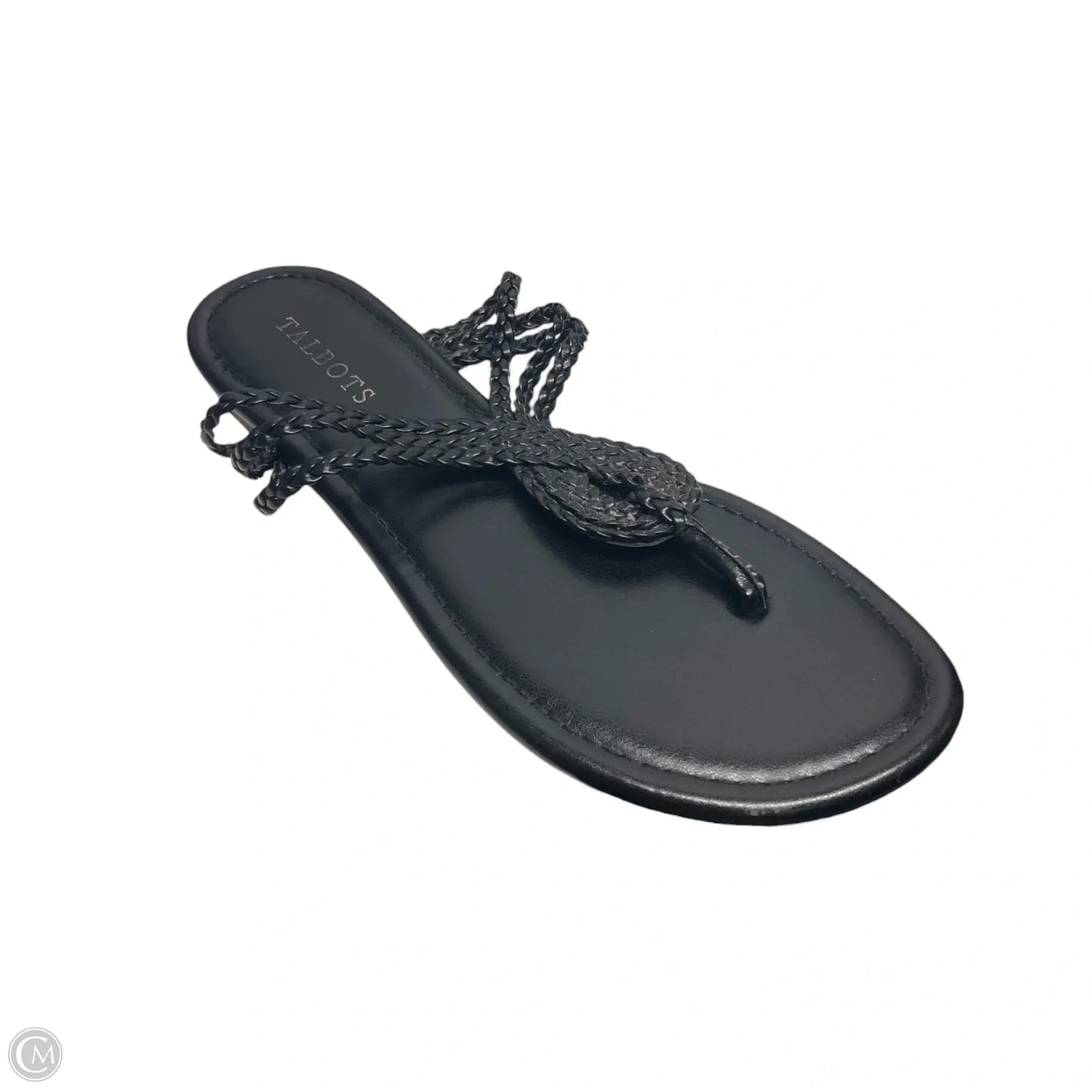 Sandals Flats By Talbots In Black, Size: 8