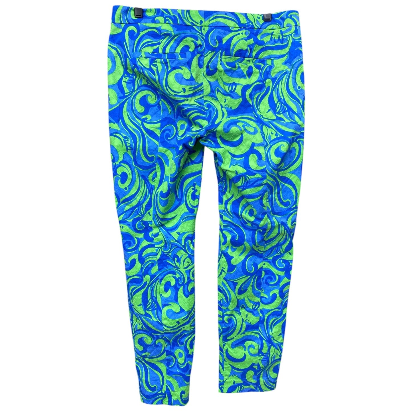 Pants Designer By Lilly Pulitzer In Blue & Green, Size: 8