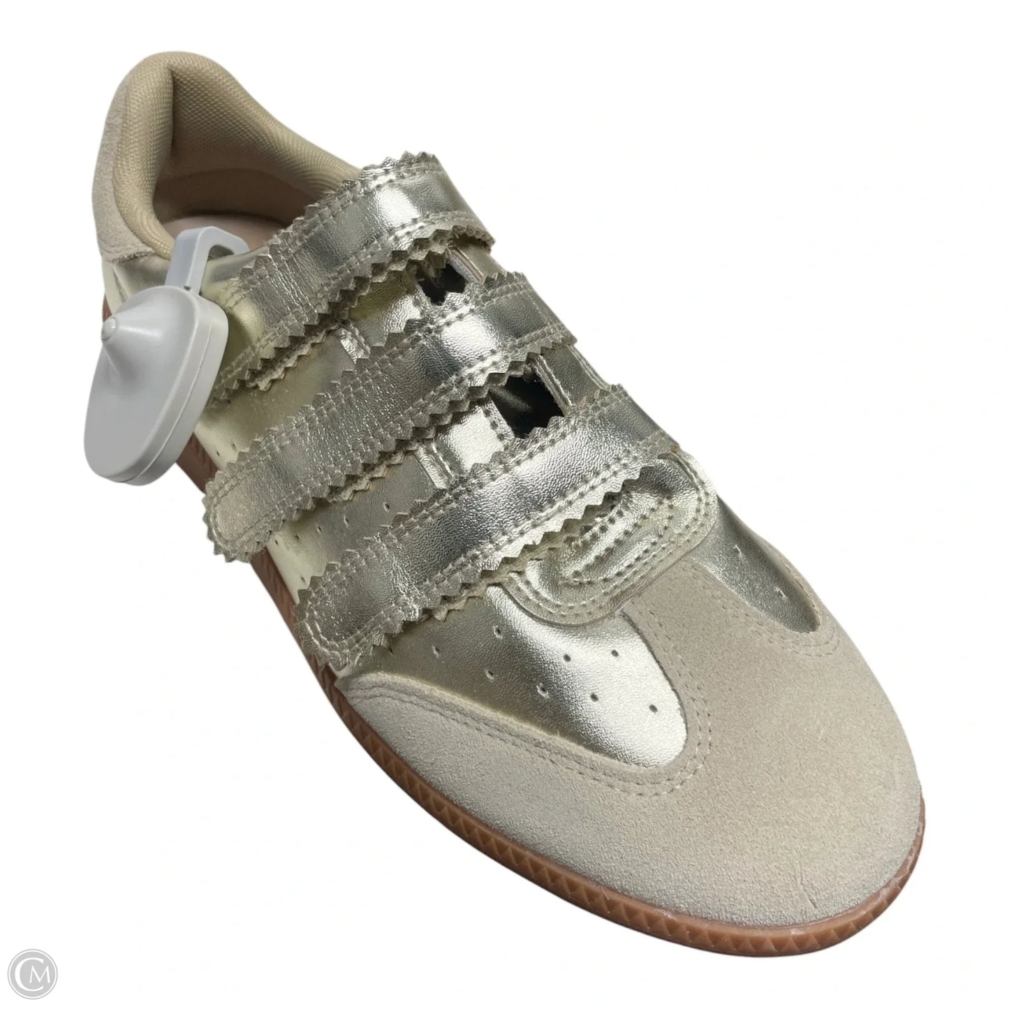 Shoes Athletic By Steve Madden In Gold, Size: 10