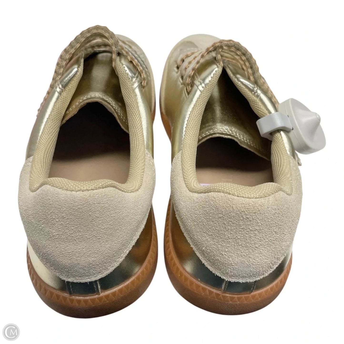 Shoes Athletic By Steve Madden In Gold, Size: 10