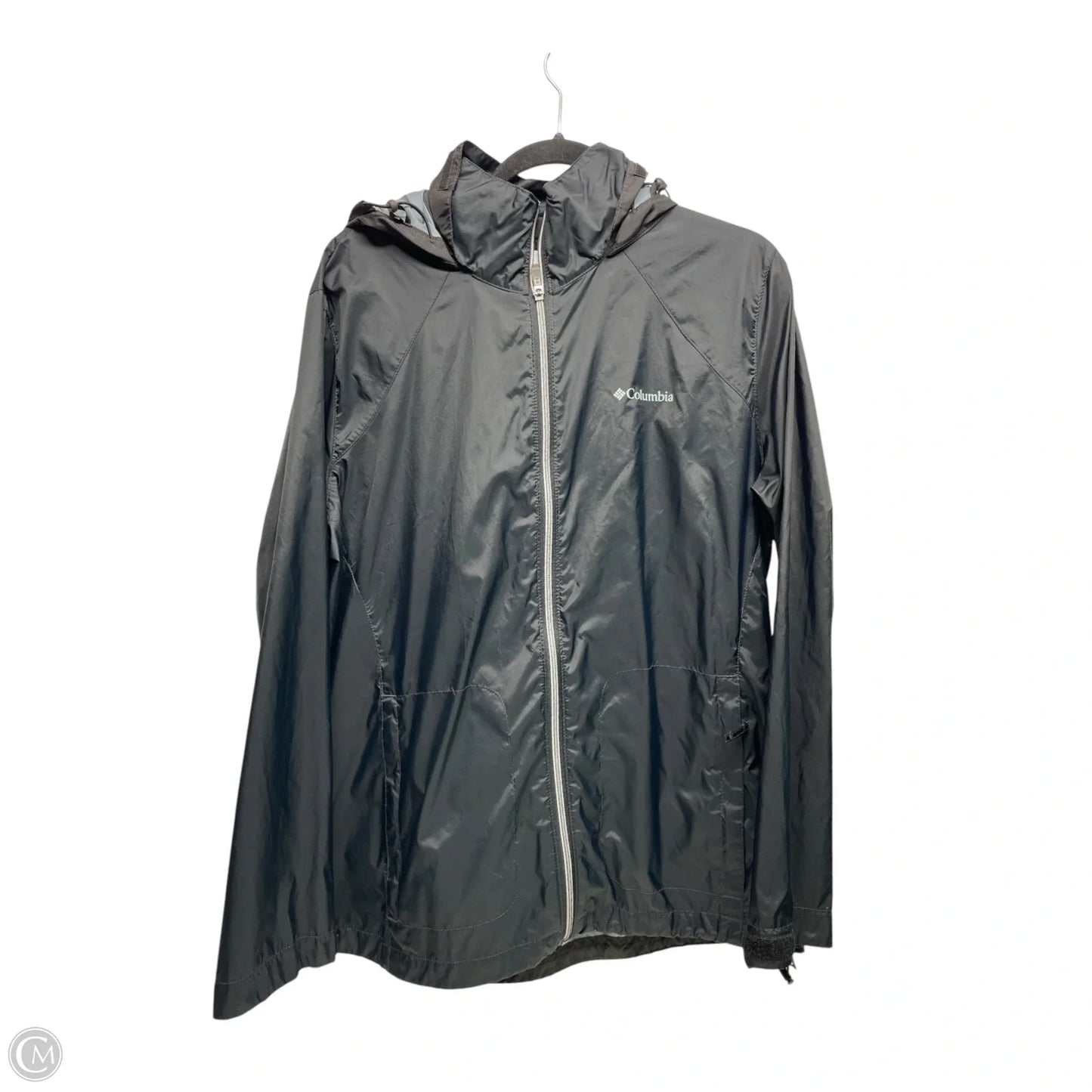Jacket Windbreaker By Columbia In Black, Size: Xl