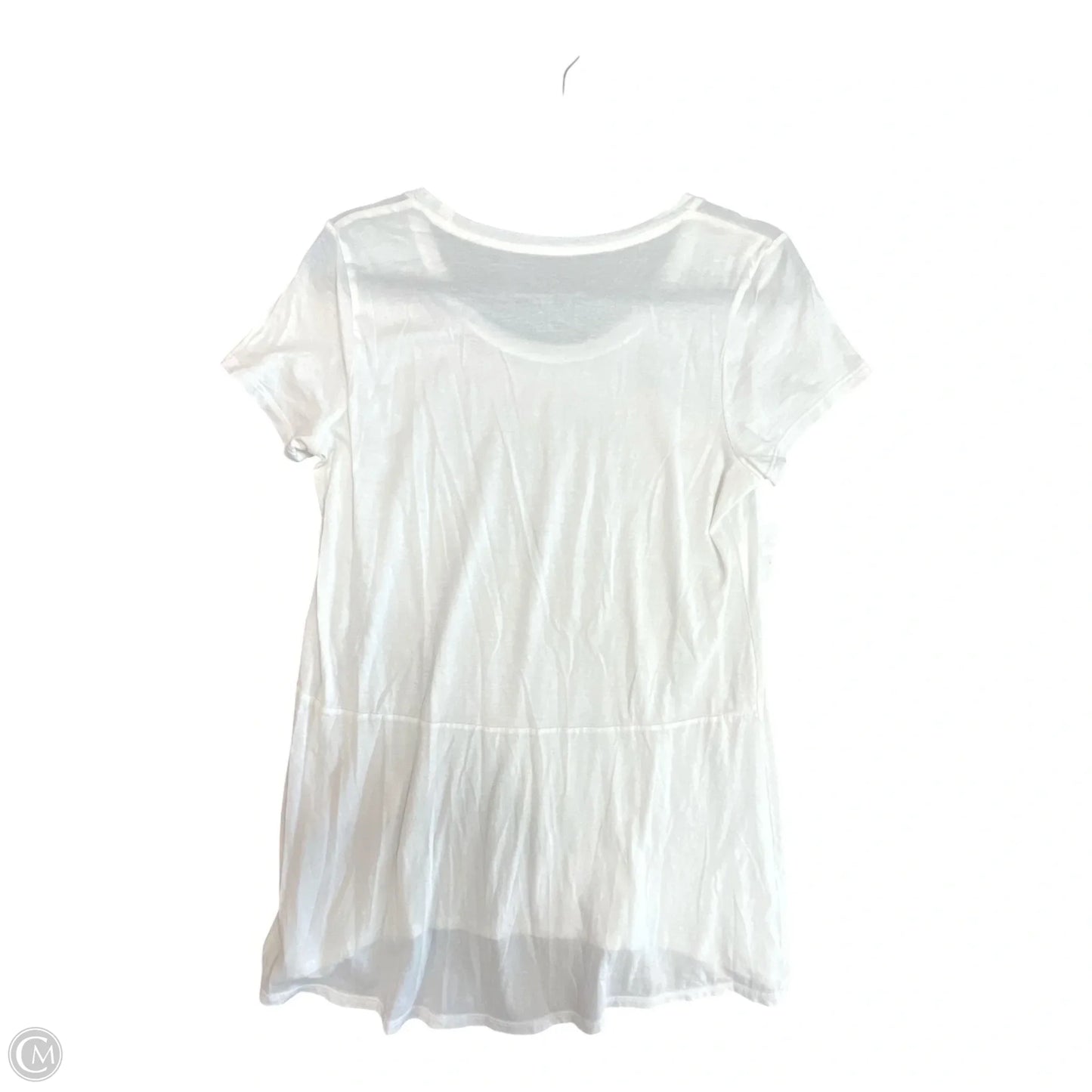 Top Short Sleeve By Loft In White, Size: Xs