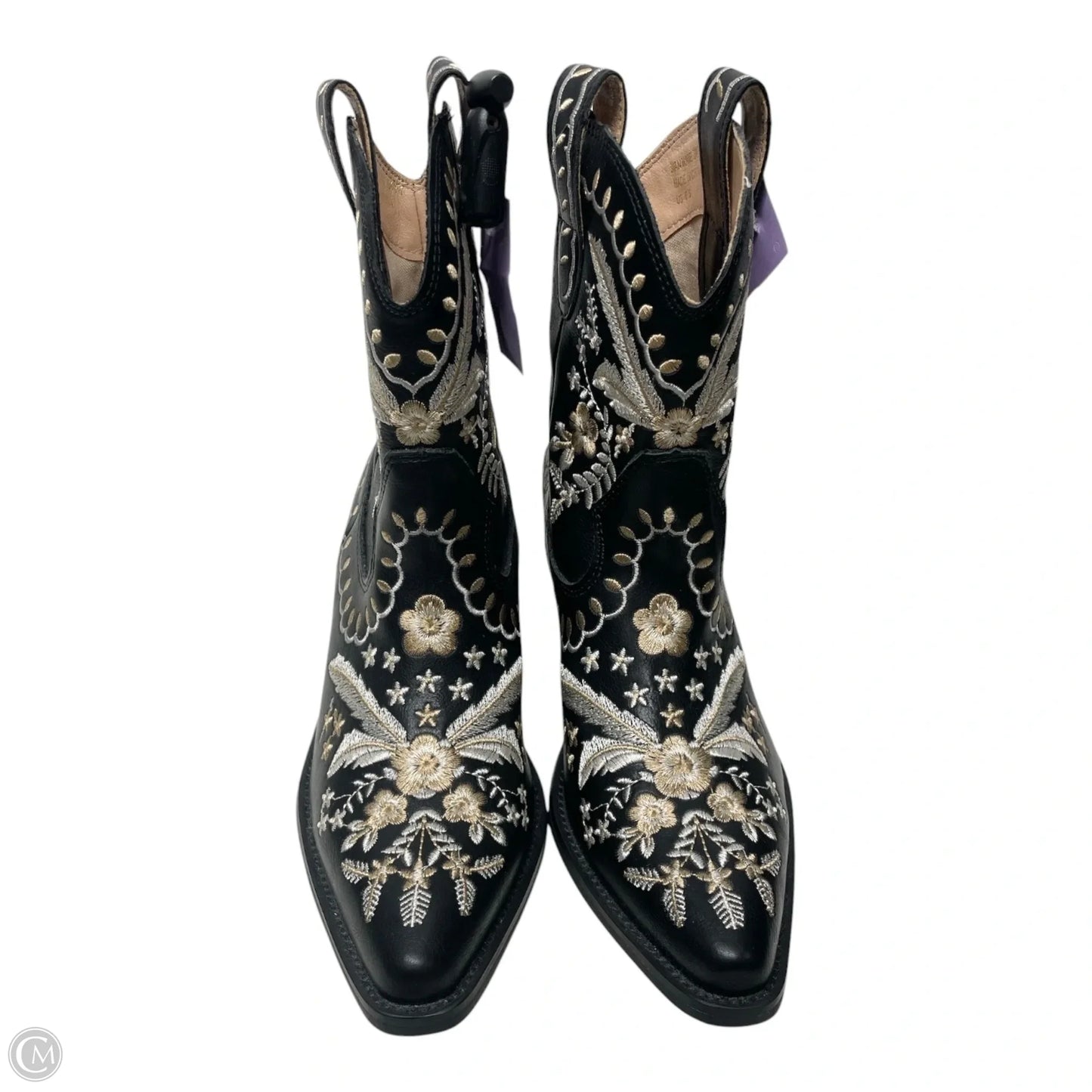 Boots Western By Cmc In Black & Cream, Size: 6.5