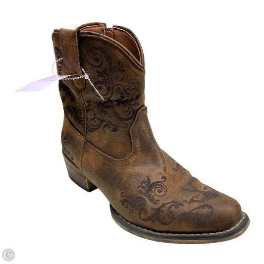 Boots Western By Roper In Brown, Size: 6.5