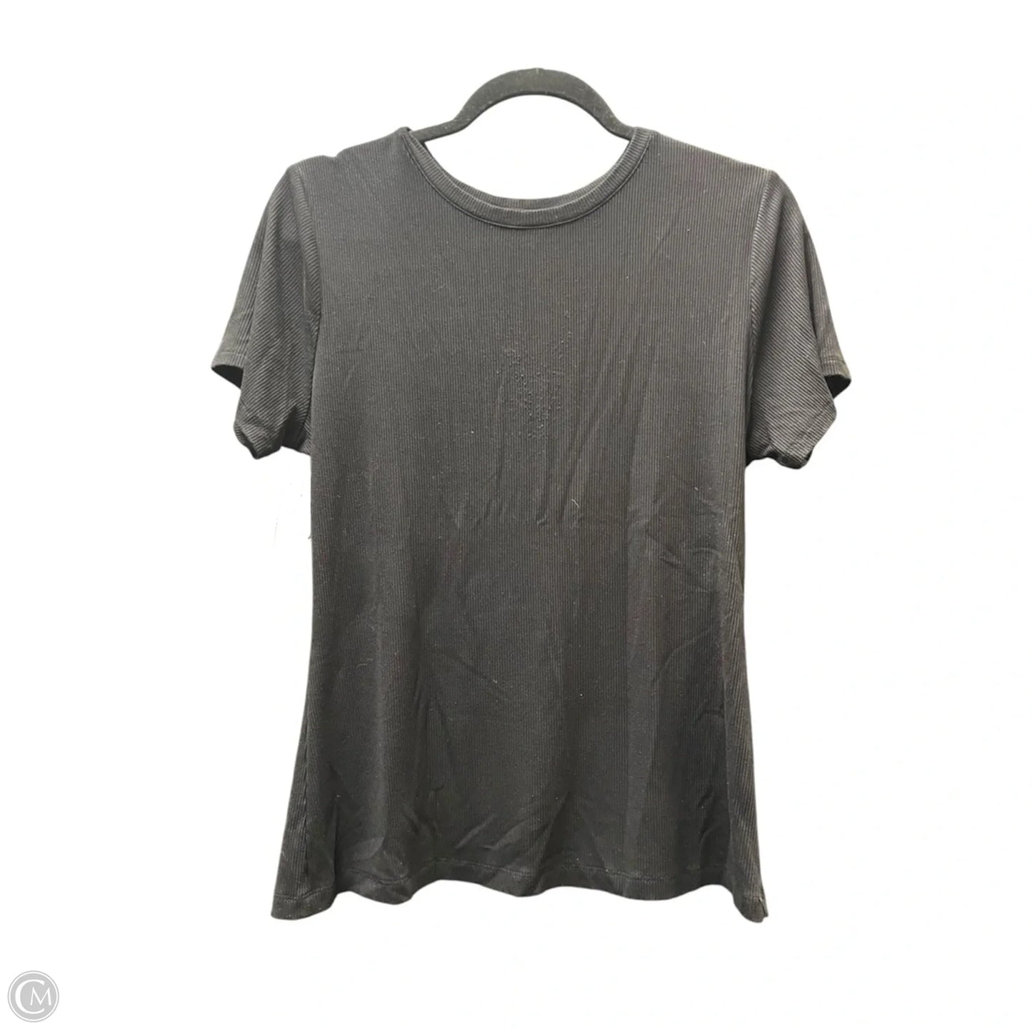 Top Short Sleeve By Nine West In Black, Size: L