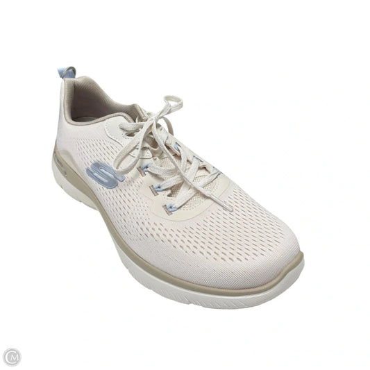 Shoes Athletic By Skechers In Cream, Size: 9.5