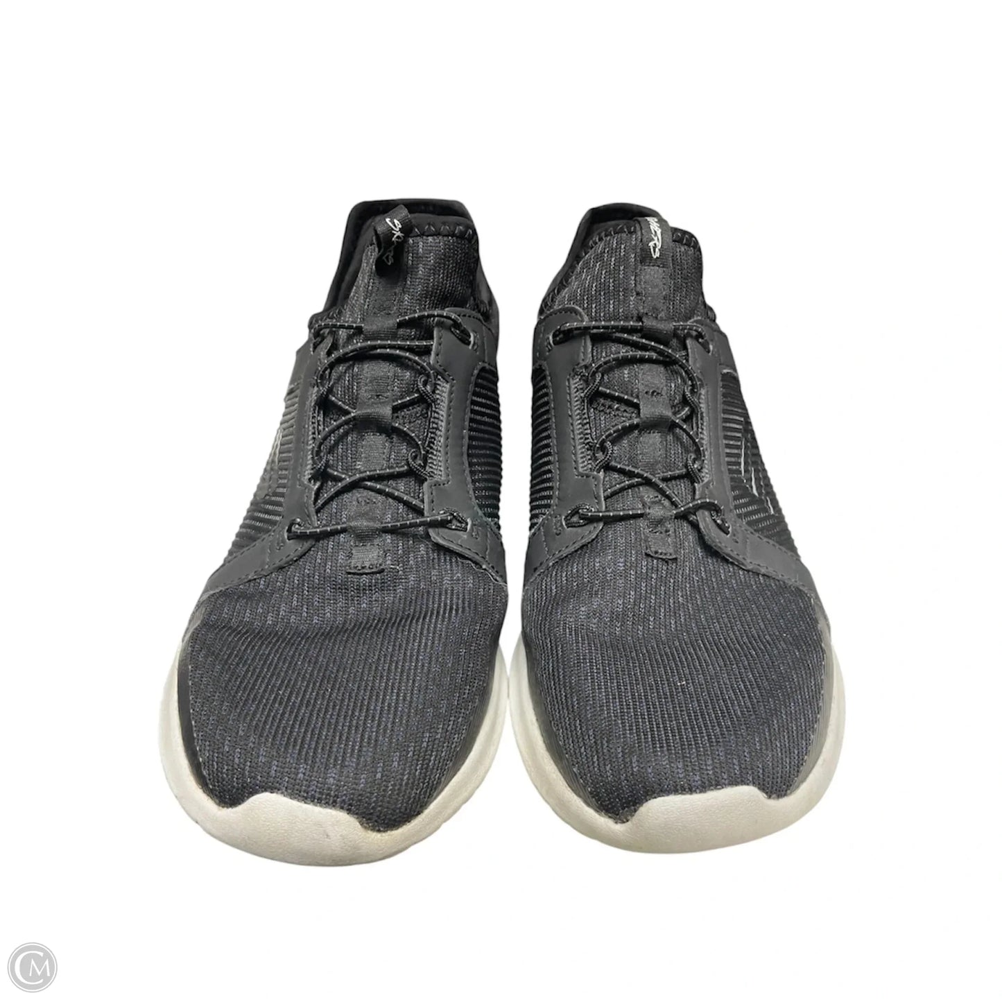 Shoes Athletic By Skechers In Black & White, Size: 8.5