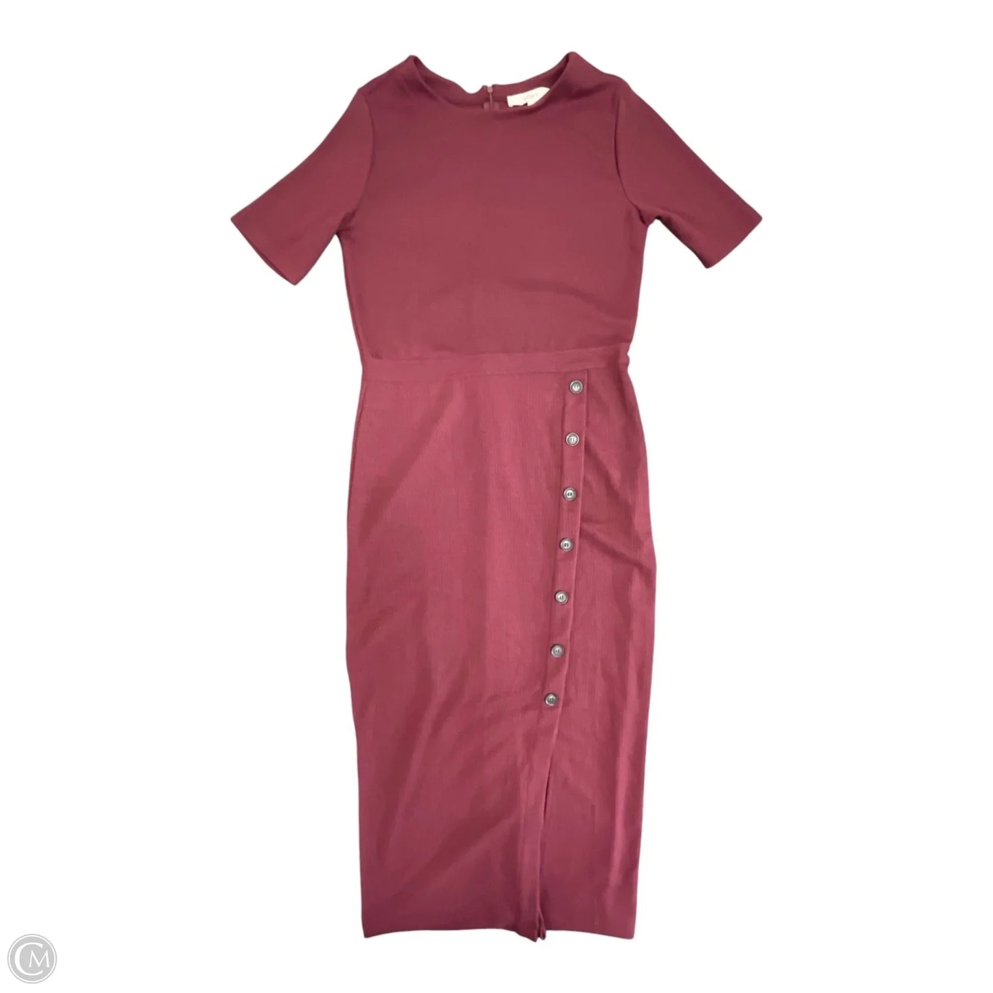 Dress Casual Maxi By Loft In Maroon, Size: 8