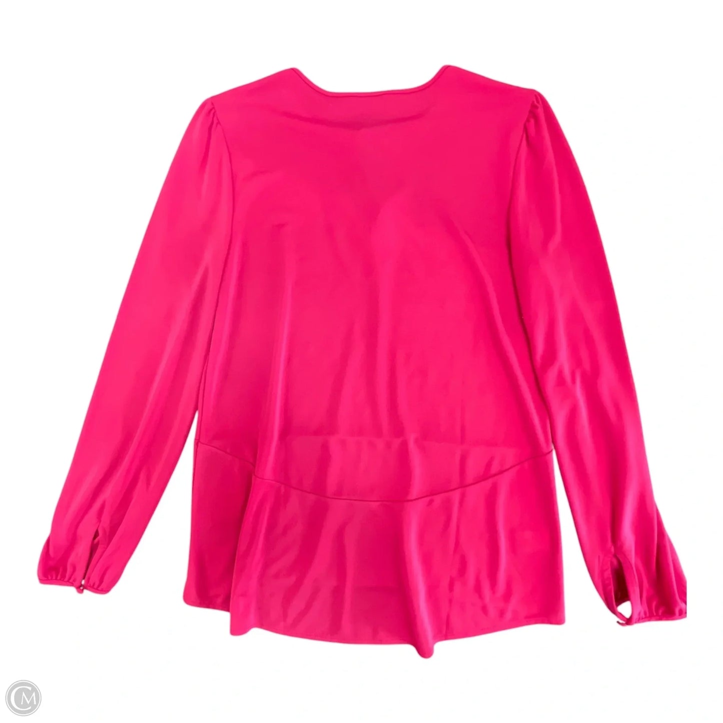 Top Long Sleeve By Ann Taylor In Pink, Size: S