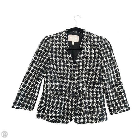 Blazer By Banana Republic In Black & White, Size: 0
