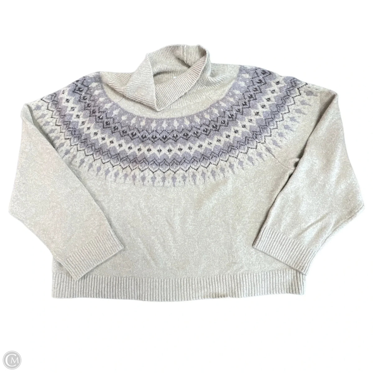 Sweater By Haven In Brown & Purple, Size: 2x