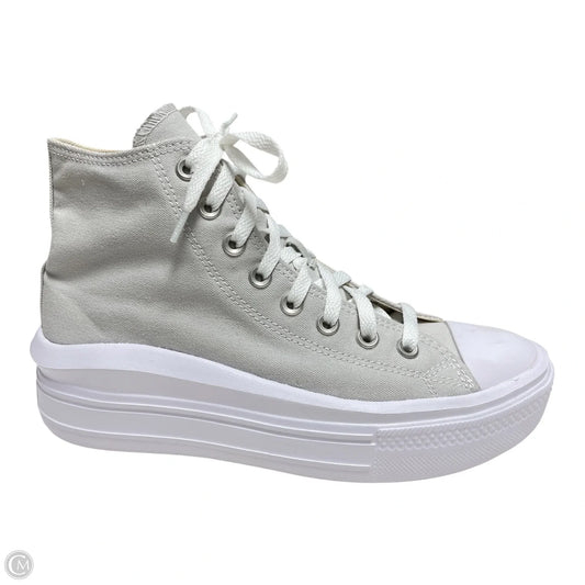 Shoes Athletic By Converse In Grey & White, Size: 9