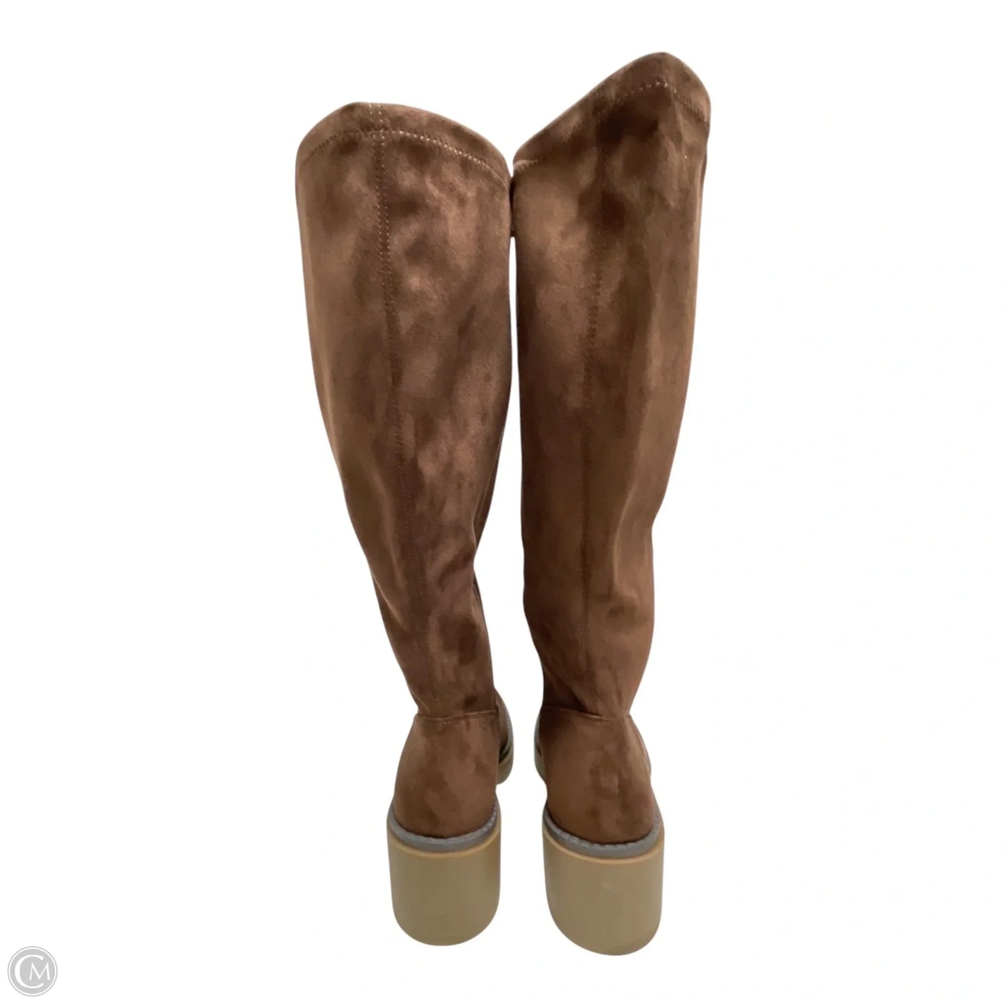 Boots Knee Heels By White Mountain In Brown, Size: 11