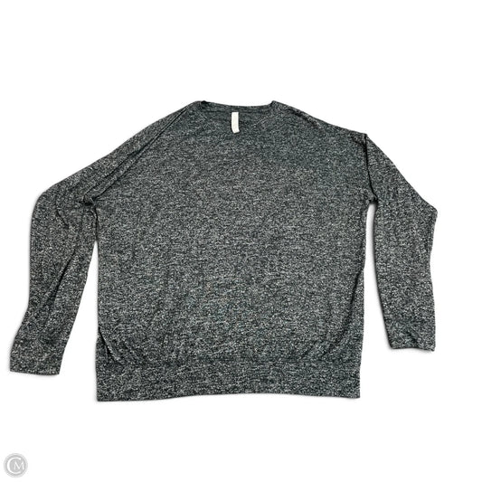 Athletic Top Long Sleeve Crewneck By Athleta In Black & White, Size: S