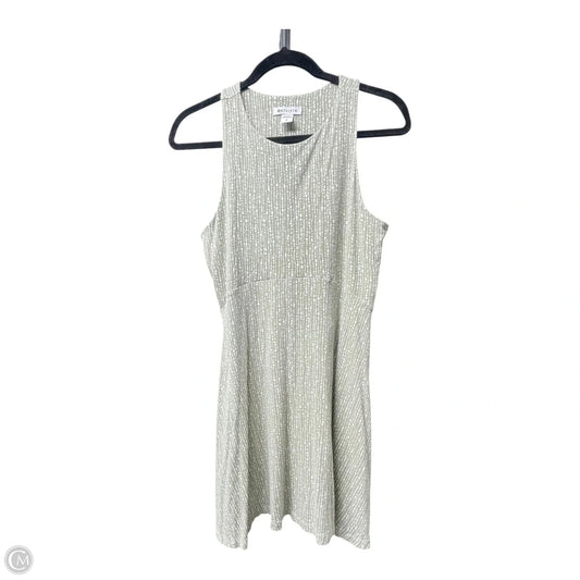 Athletic Dress By Athleta In Green & White, Size: M