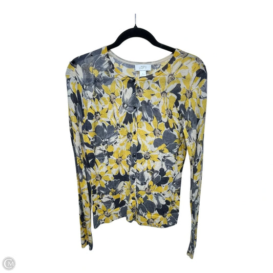 Cardigan By Ann Taylor In Yellow, Size: S