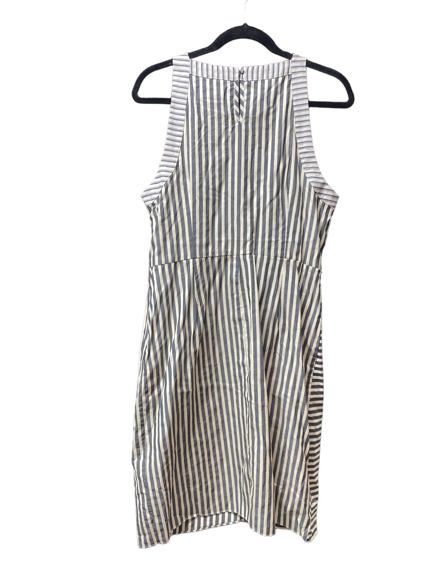 Dress Casual Midi By Maeve In Striped Pattern, Size: 14