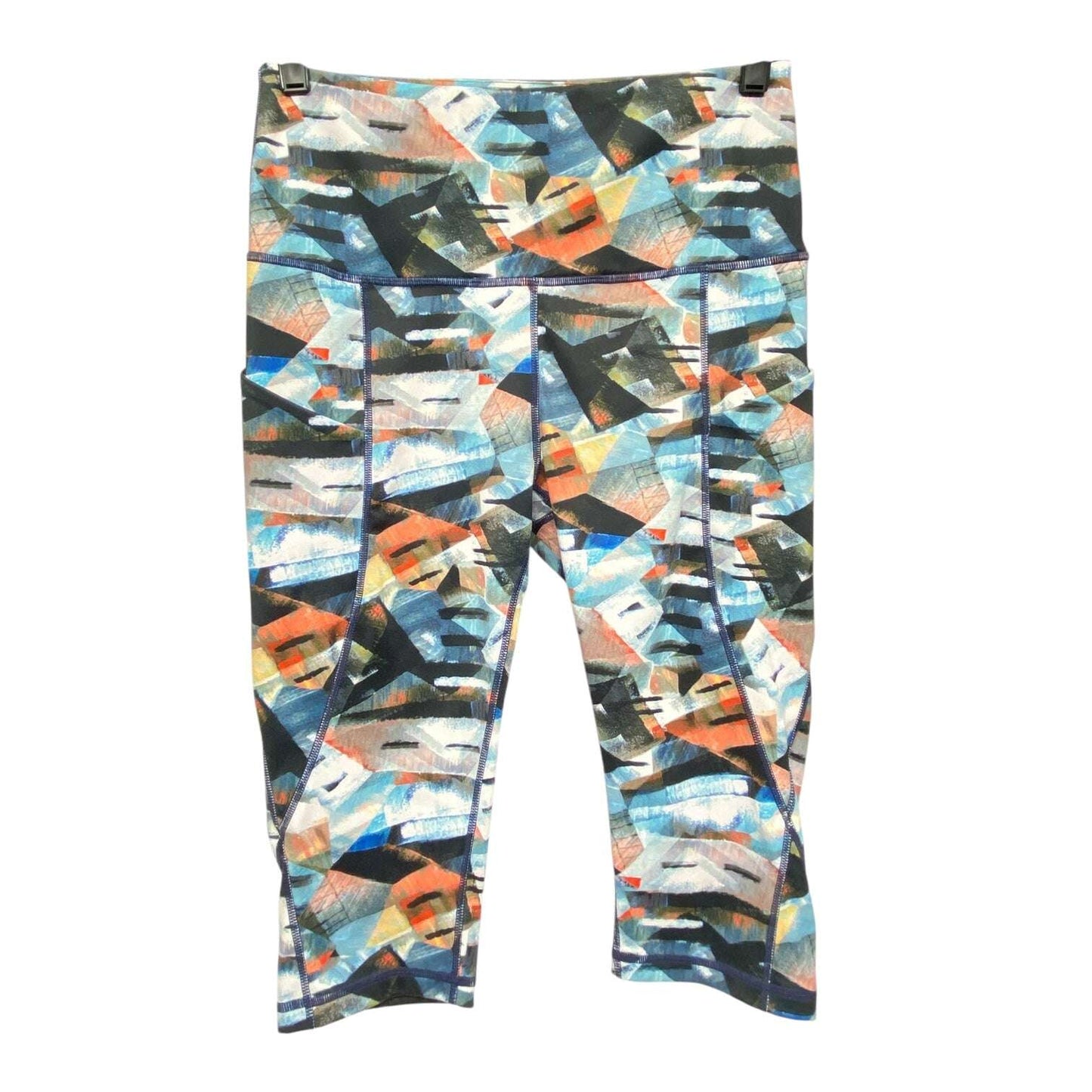 Athletic Capris By Ododos In Multi-colored, Size: M