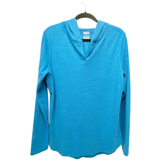 Sweatshirt Hoodie By Duluth Trading In Blue, Size: L