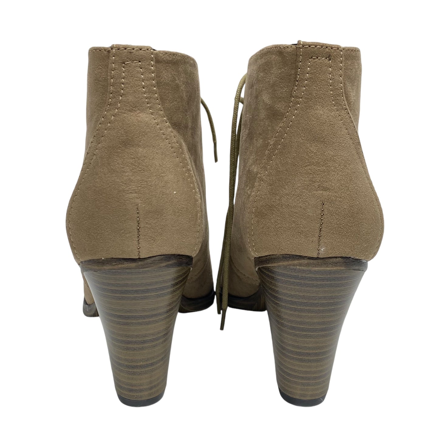 Shoes Heels Block By Mia In Taupe, Size: 10