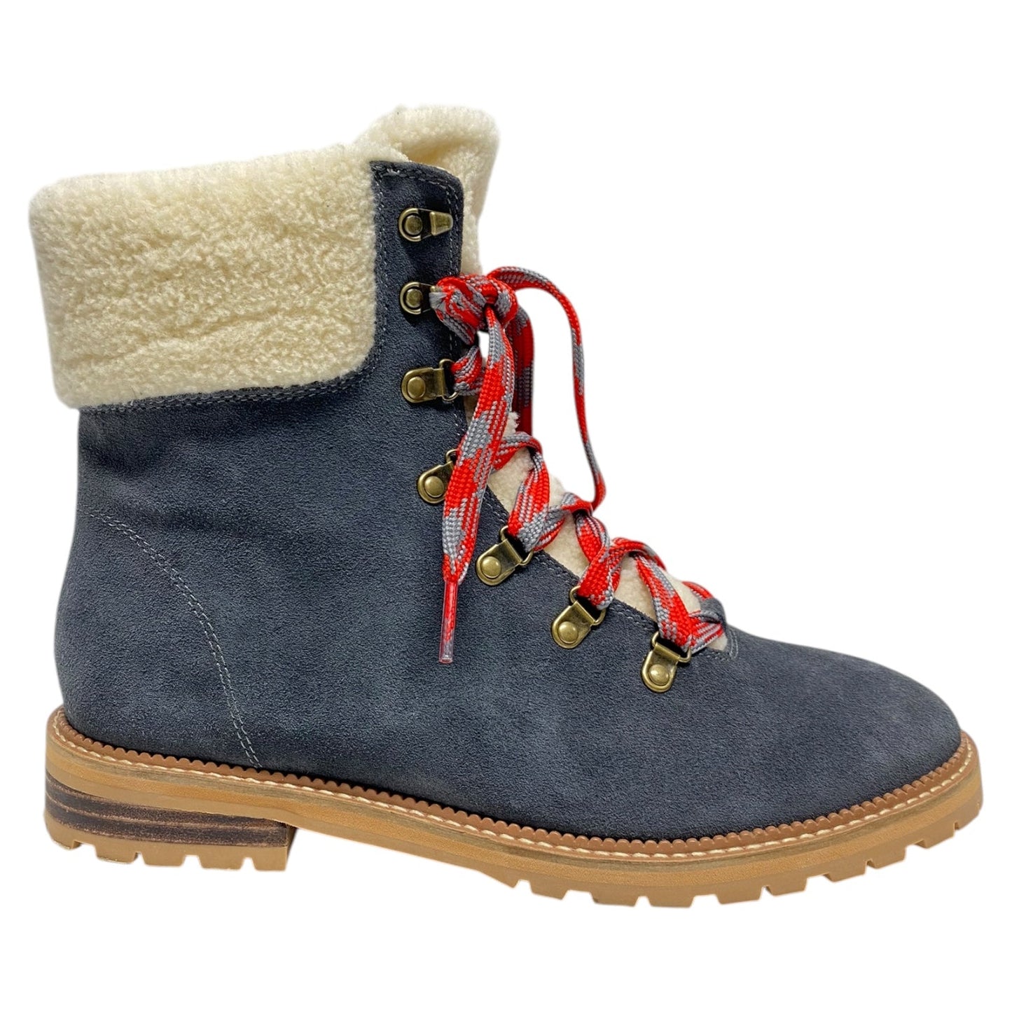 Boots Snow By Lands End In Navy, Size: 8.5