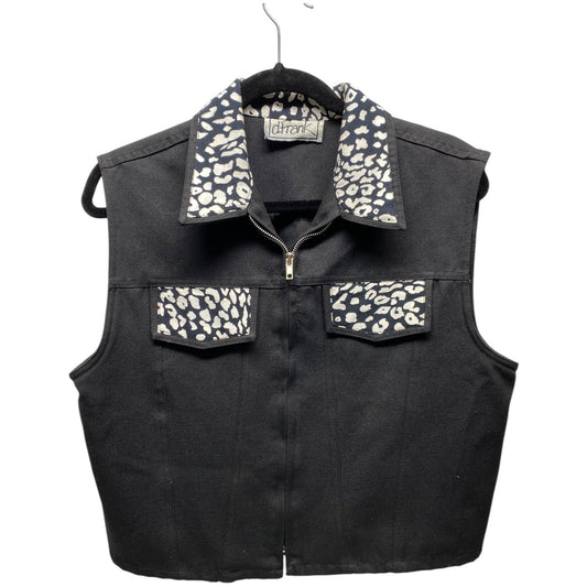 Vest Other By Clothes Mentor In Black & White, Size: S