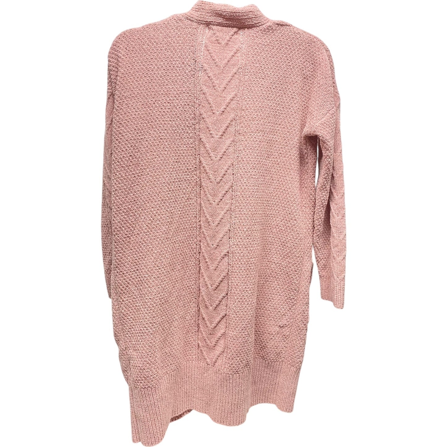 Sweater Cardigan By Cmc In Pink, Size: S