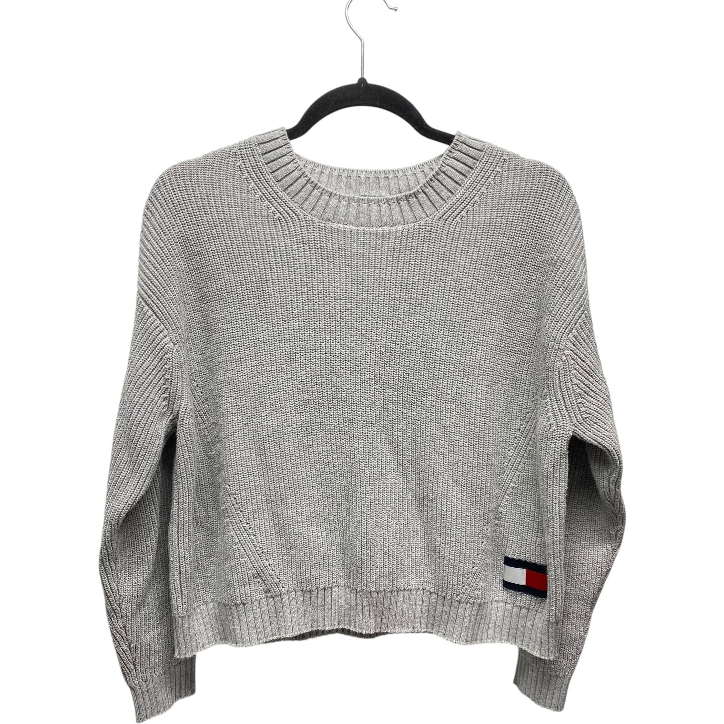 Sweater By Tommy Hilfiger In Grey, Size: S