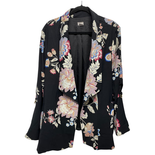 Blazer By Chicos In Floral Print, Size: Xxl