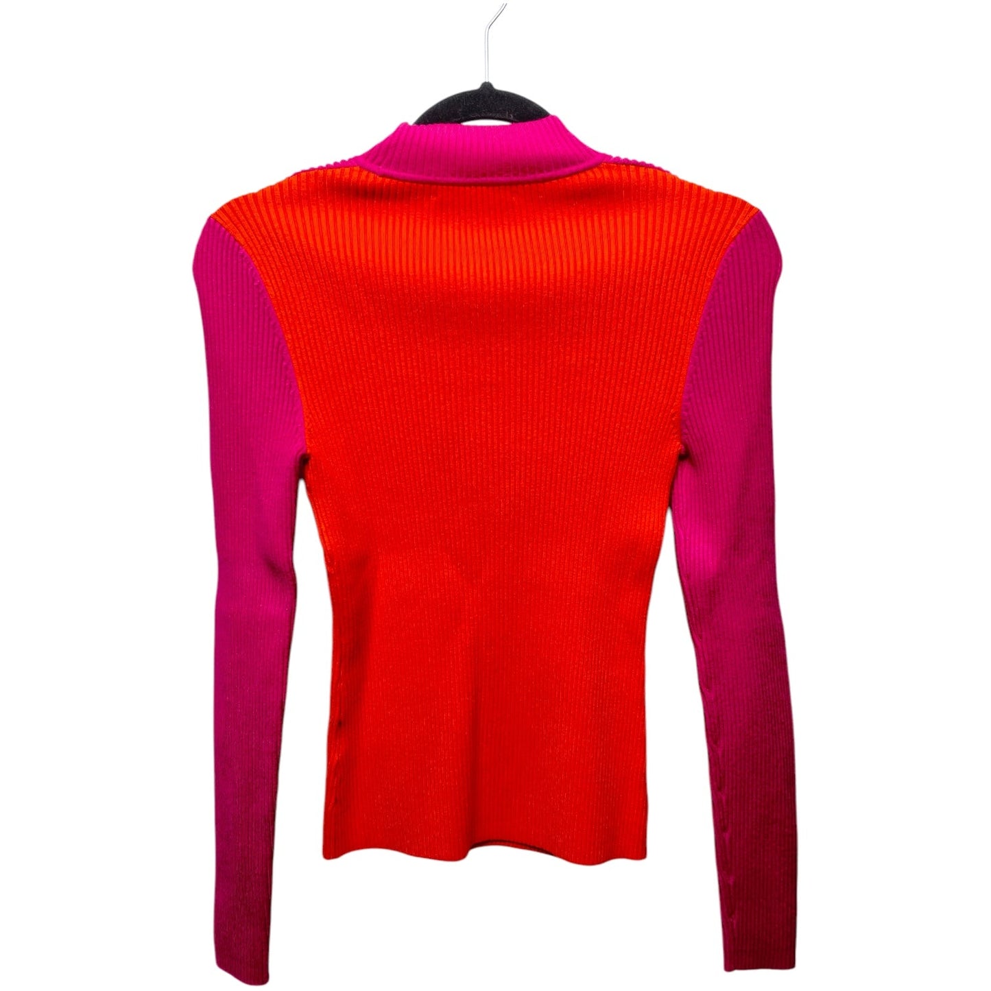 Sweater Designer By Milly In Orange & Pink, Size: M