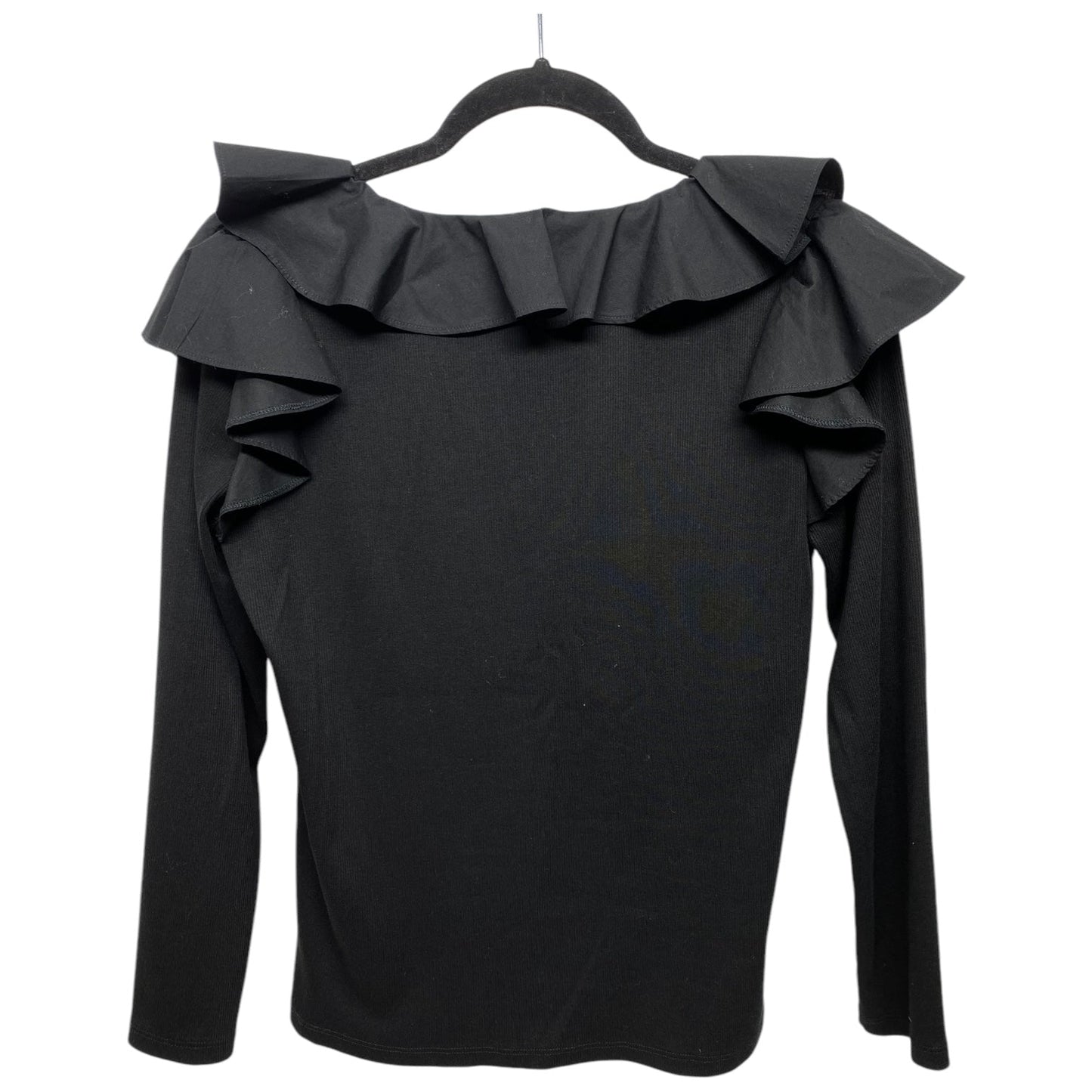 Top Long Sleeve Designer By Veronica Beard In Black, Size: S