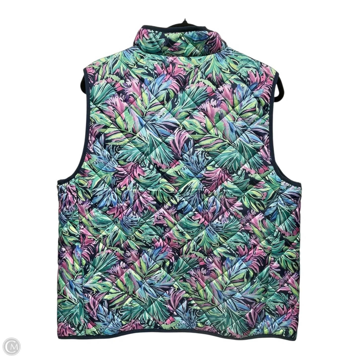 Vest Puffer & Quilted By STILL PARKER In Tropical Print, Size: Xl