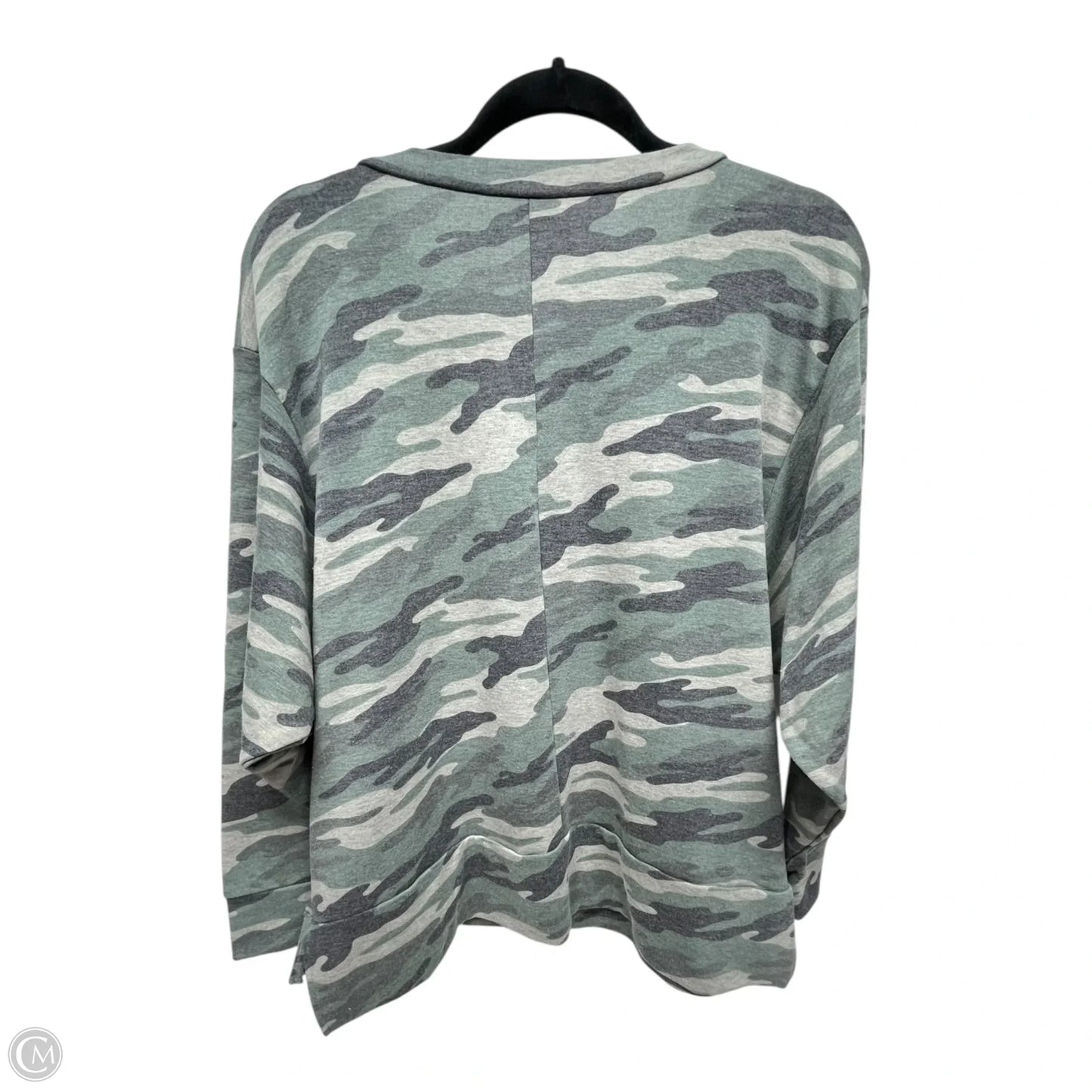 Sweatshirt Crewneck By Sew In Love In Camouflage Print, Size: S