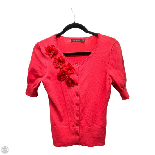 Cardigan By Limited In Red, Size: S