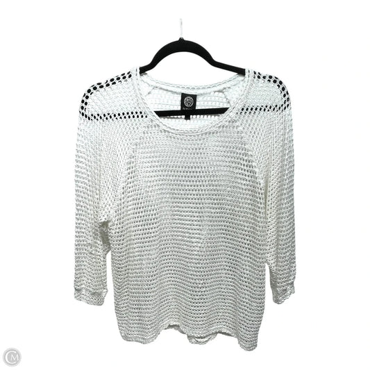 Sweater By Bobeau In White, Size: S