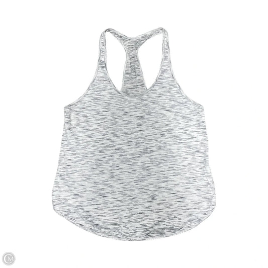 Athletic Tank Top By Lululemon In Black & White, Size: L