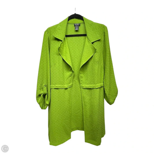 Jacket Other By Soho Apparel In Green, Size: L
