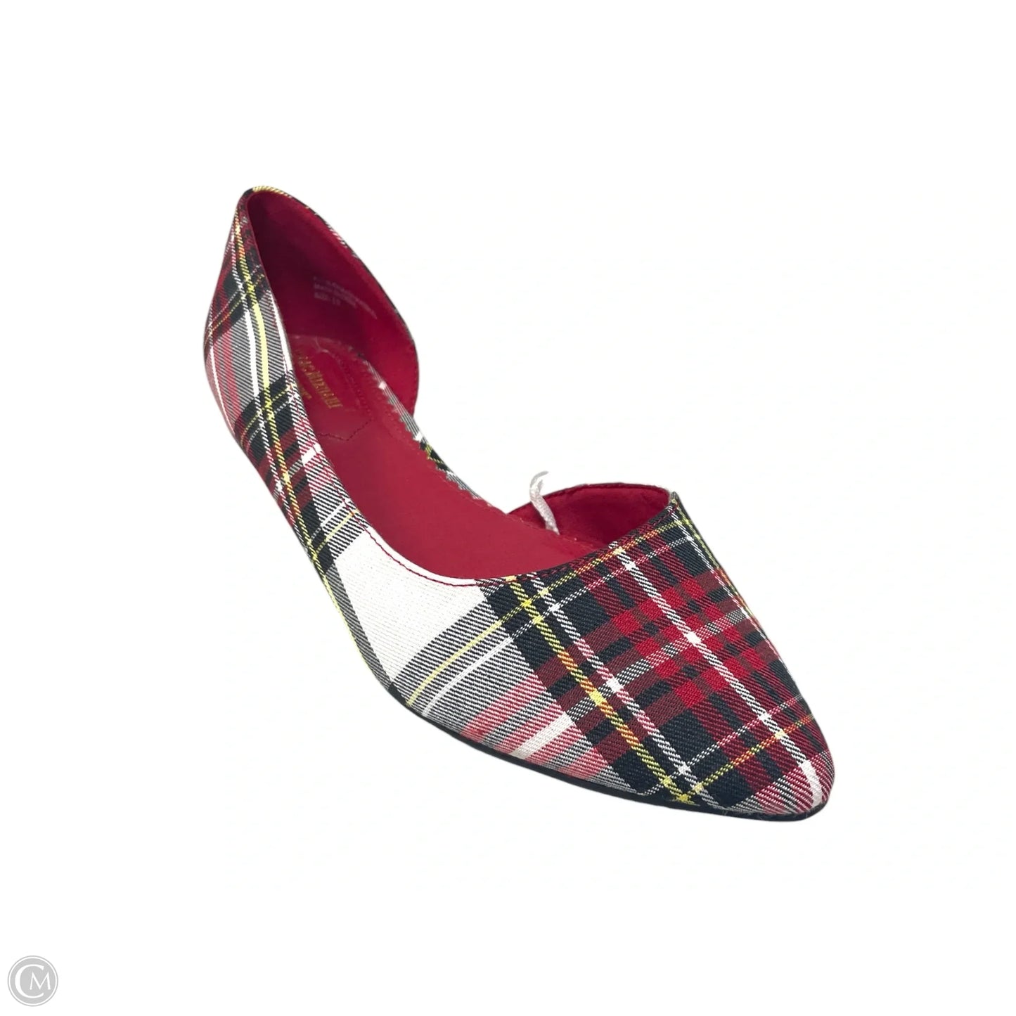Shoes Flats By Isaac Mizrahi In Plaid Pattern, Size: 10