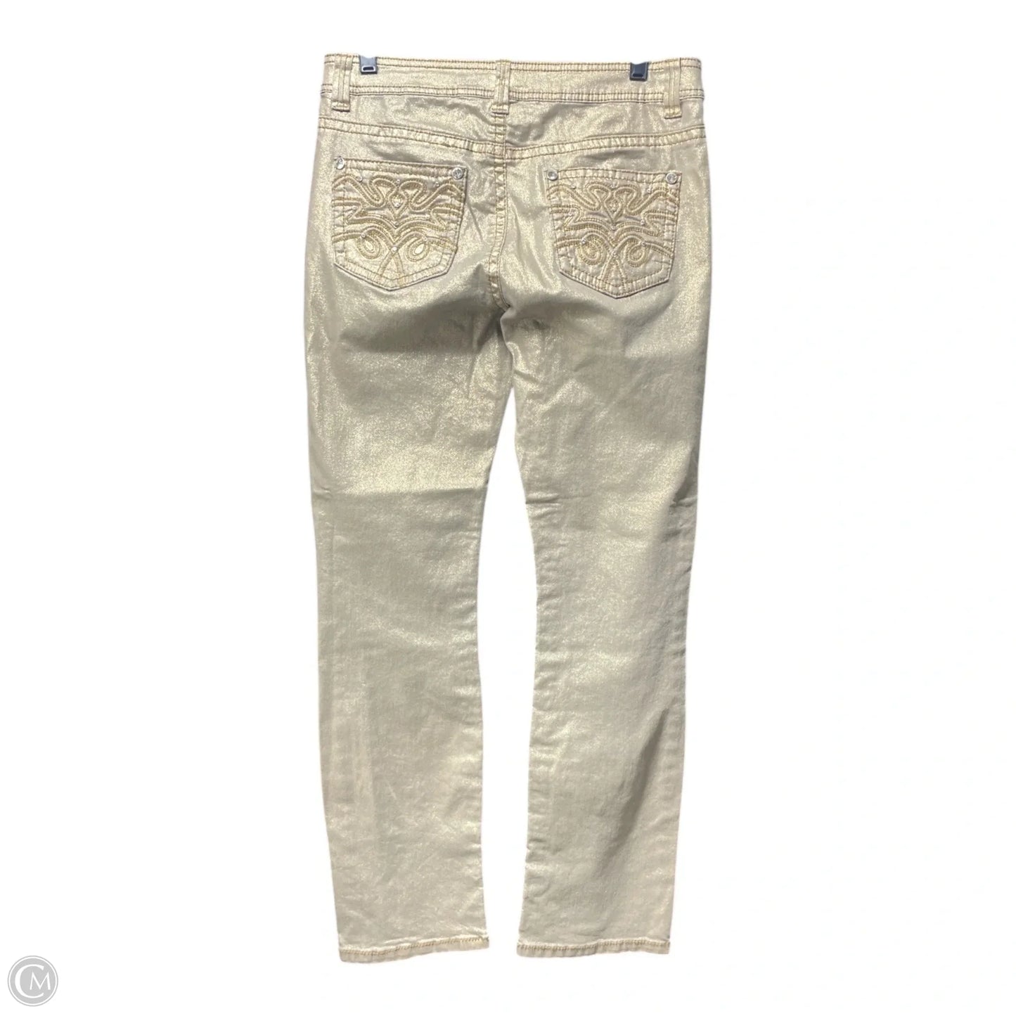 Jeans Straight By Reba In Gold, Size: 6