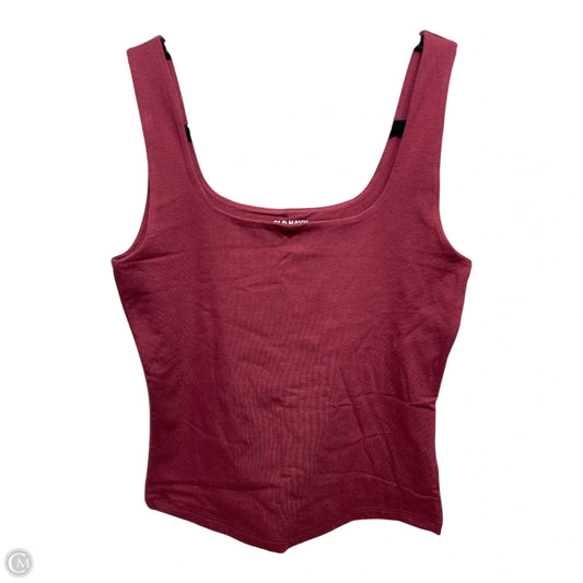 Tank Top By Old Navy In Maroon, Size: S