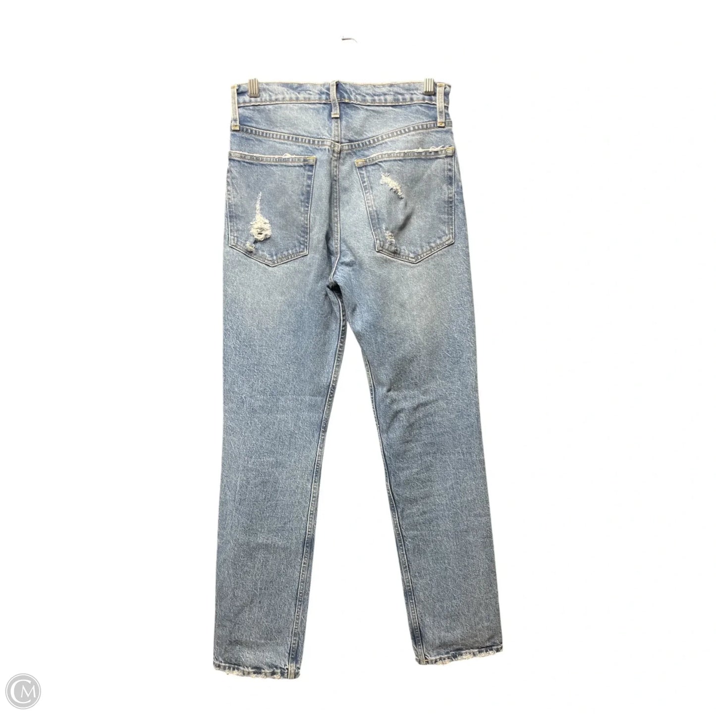 Jeans Straight By Frame In Blue Denim, Size: 2