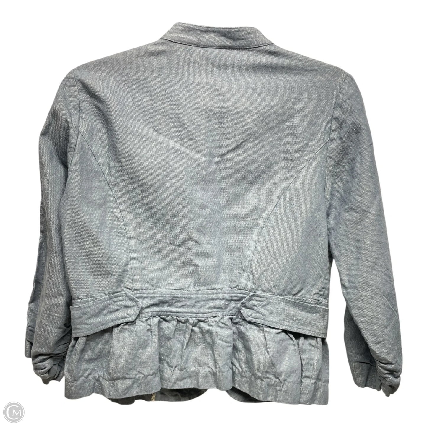 Jacket Utility By Chicos In Blue, Size: S