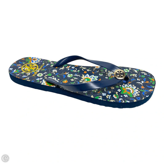 Shoes Designer By Tory Burch In Floral Print, Size: 10