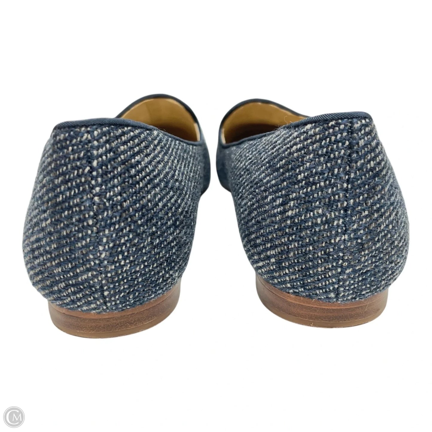 Shoes Flats By Talbots In Blue Denim, Size: 10