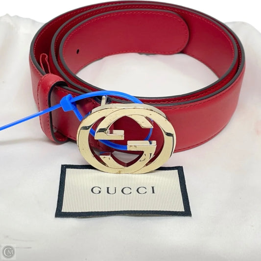 Belt Luxury Designer By Gucci, Size: Medium