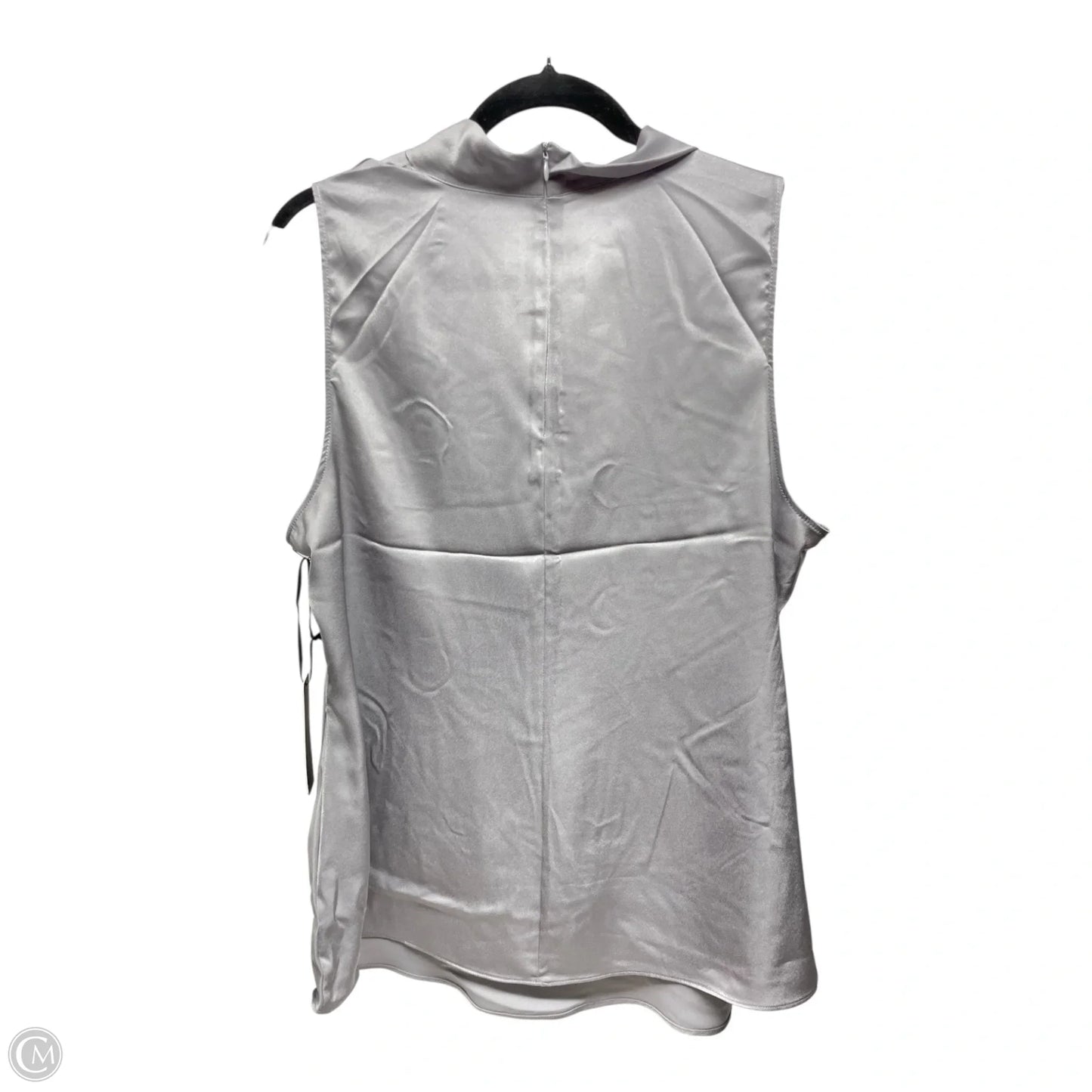 Top Sleeveless By Rachel Roy In Silver, Size: Xl